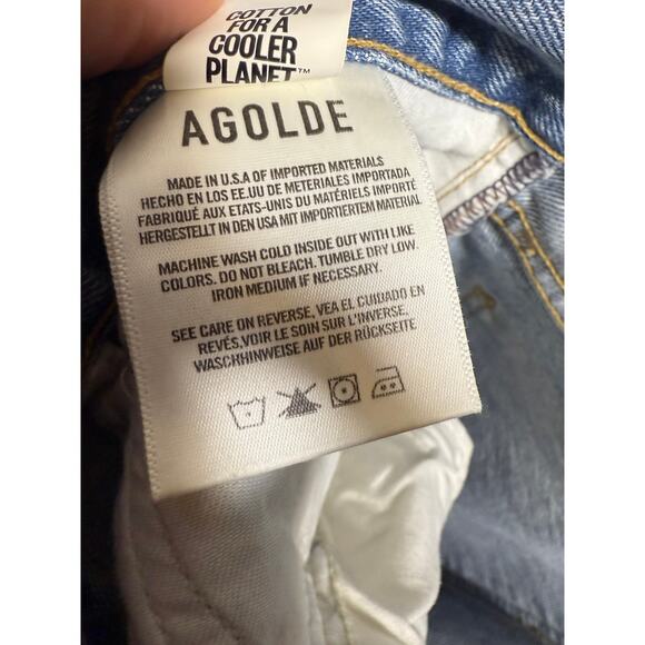AGOLDE 90's Jean Mid Rise Loose Fit NWT Sz. 31 - Picture 10 of 12